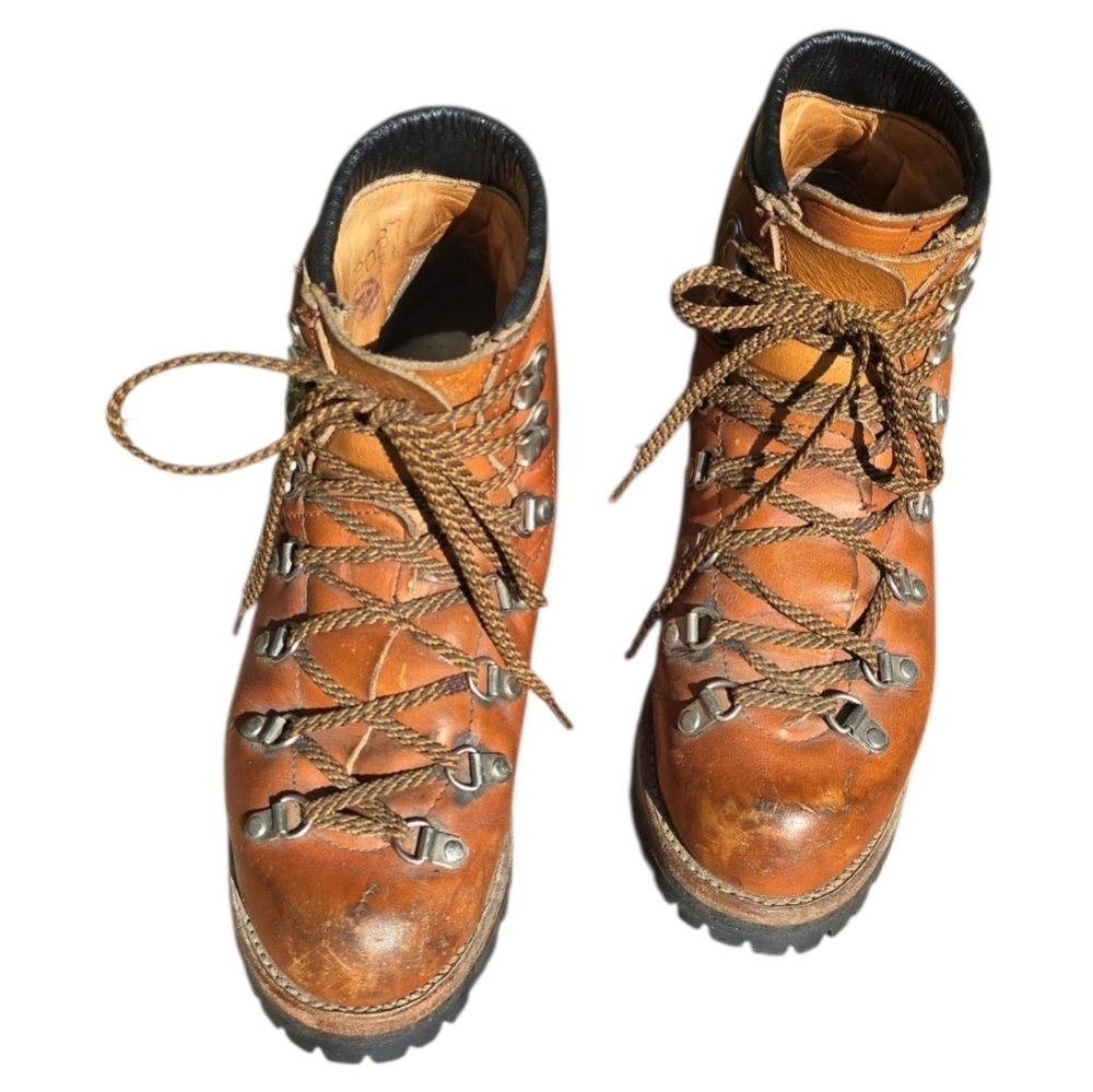 Vintage Red Wing Irish Setter Brown Leather Hiking Boots 7.5 - Picture 5 of 8
